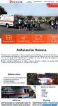 Mobile Screenshot of ambulanciashumana.com.mx